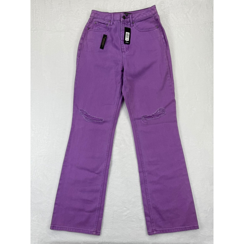 AFRM ODEN Deep Lavender Wide Leg Jeans Size 27